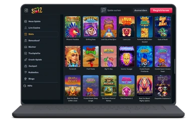 TheSlotz Casino register